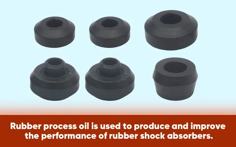 Rubber process oil used in rubber shock absorbers