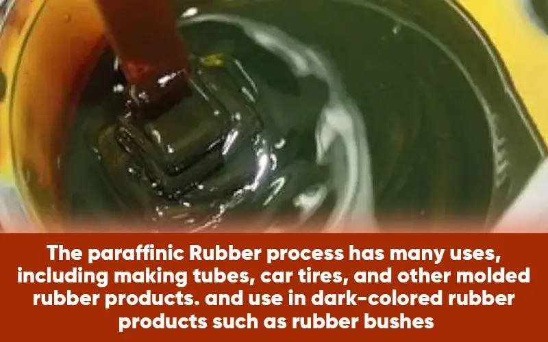 Paraffinic rubber process oil