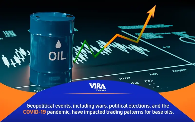Changes in baase oil trading patterns